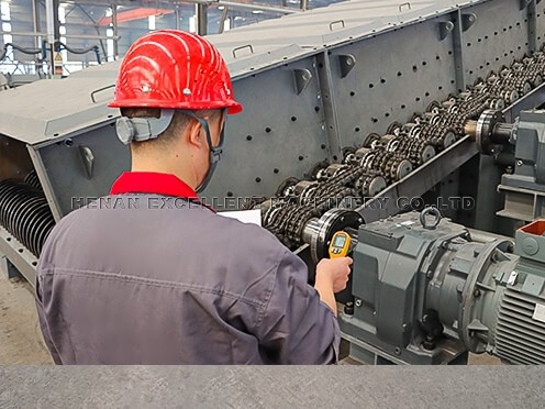 Roller Screen Shaft Temperature Detection Roller Screen Shaft Temperature Detection